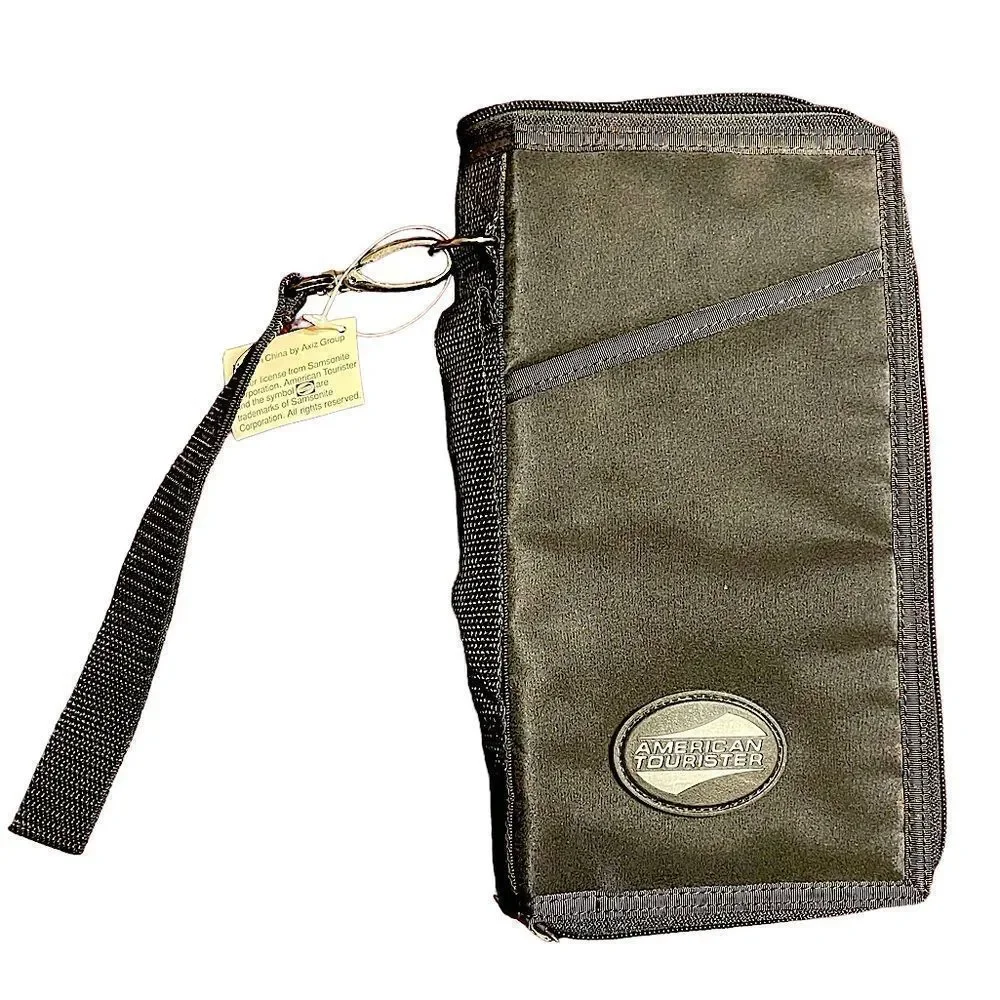 American Tourister Black Travel Document Holder